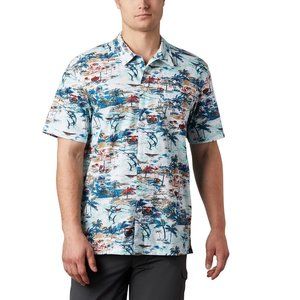 Columbia PFG Trollers Best Short Sleeve Vented Island Beach Shirt Men’s XXL